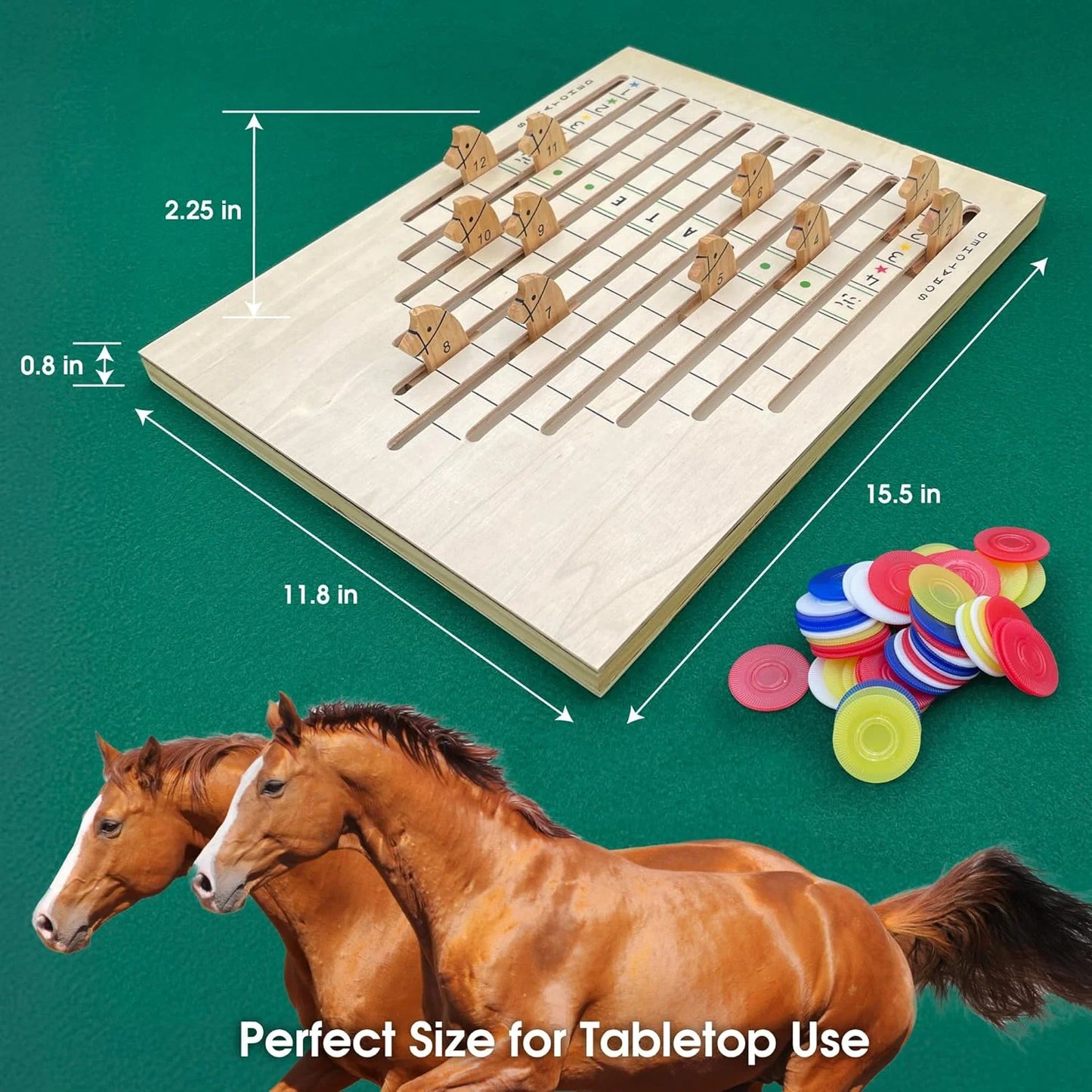 The Racing Horse Game Board