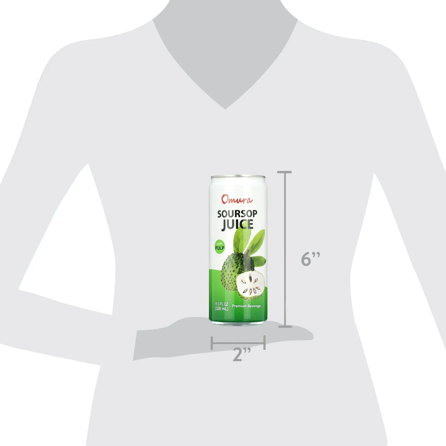 Omura SOURSOP Juice | GUANABANA Soursop Natural Fruit JUICE 11.3 Fl. Ounces drinkOmura