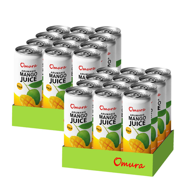 Mango Juice | Omura MANGO JUICE from Natural Fruit with PULP 11.3 Fl. Ounces - Omura Products