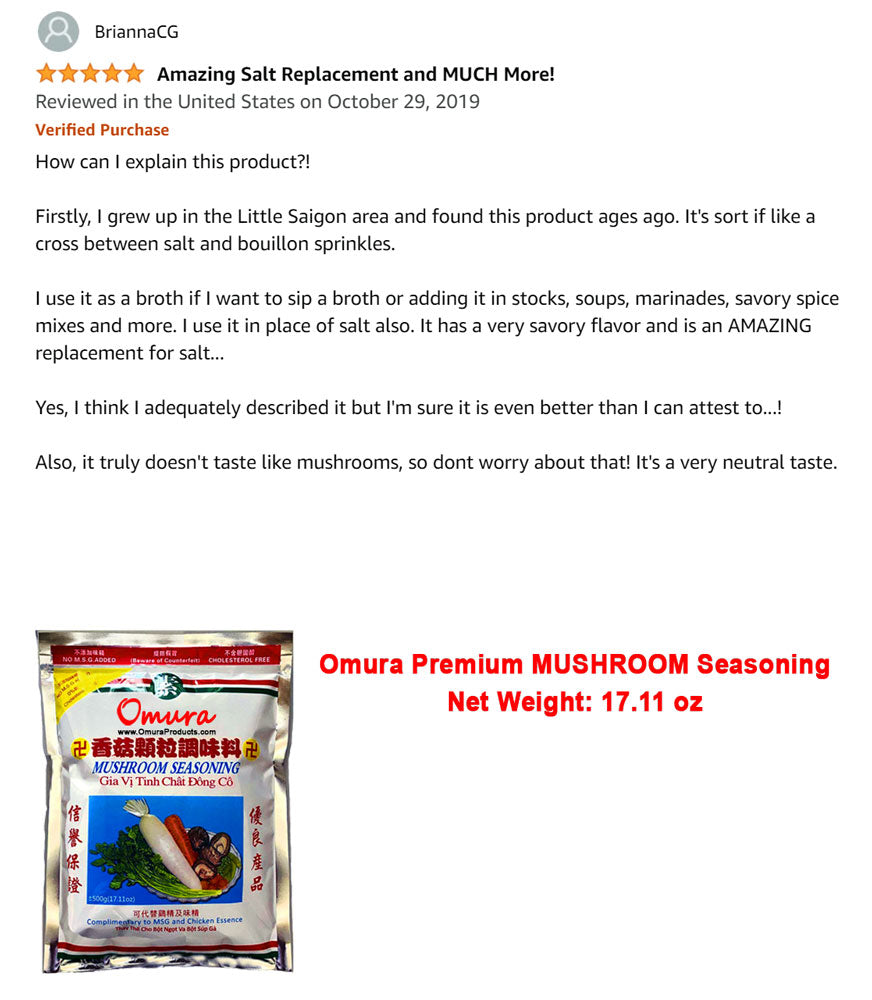 Omura Premium Mushroom Seasoning - Omura Products
