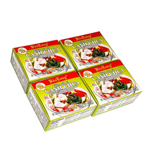 Bao Long Vien-Gia-Vi CANH CHUA Original Sour Soup Seasoning Cube 4-ct | 4-Pack (16-Cubes) Omura Products