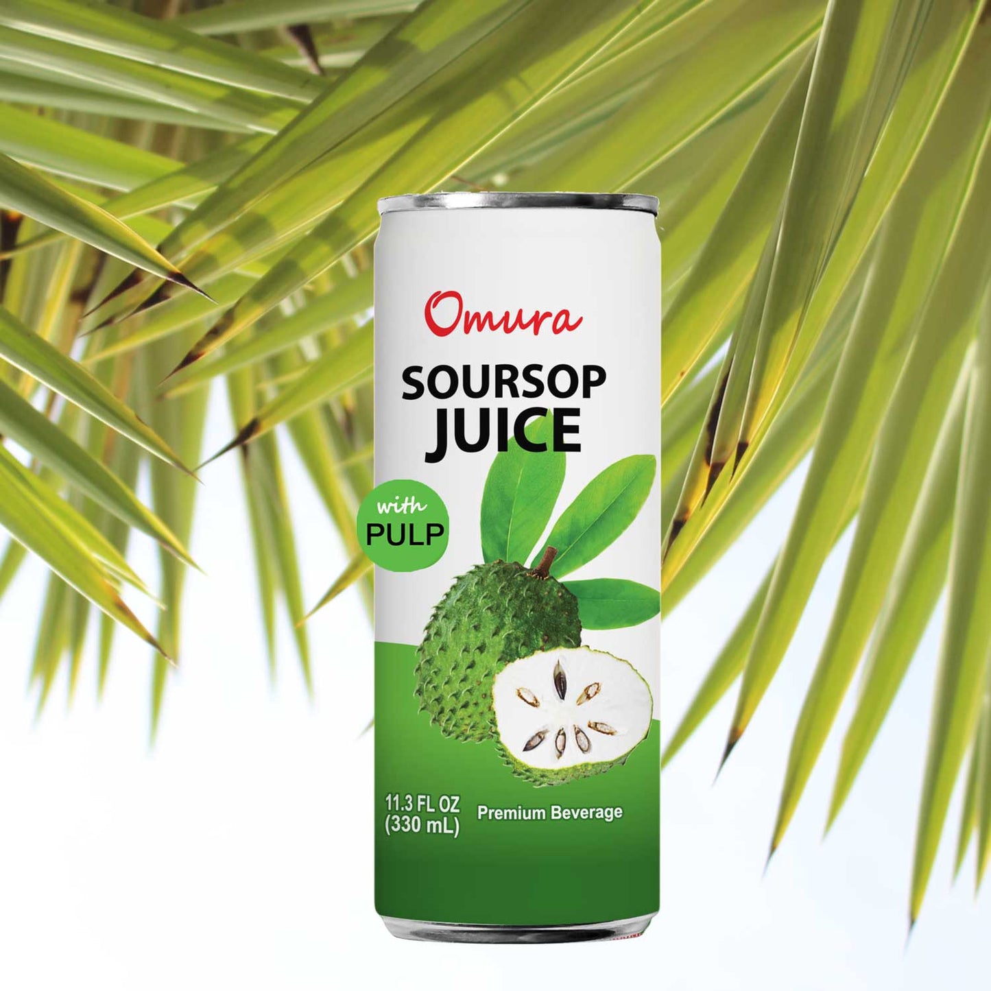 Omura Soursop Graviola Guanabana Juice 11 Fl. Oz | PULP