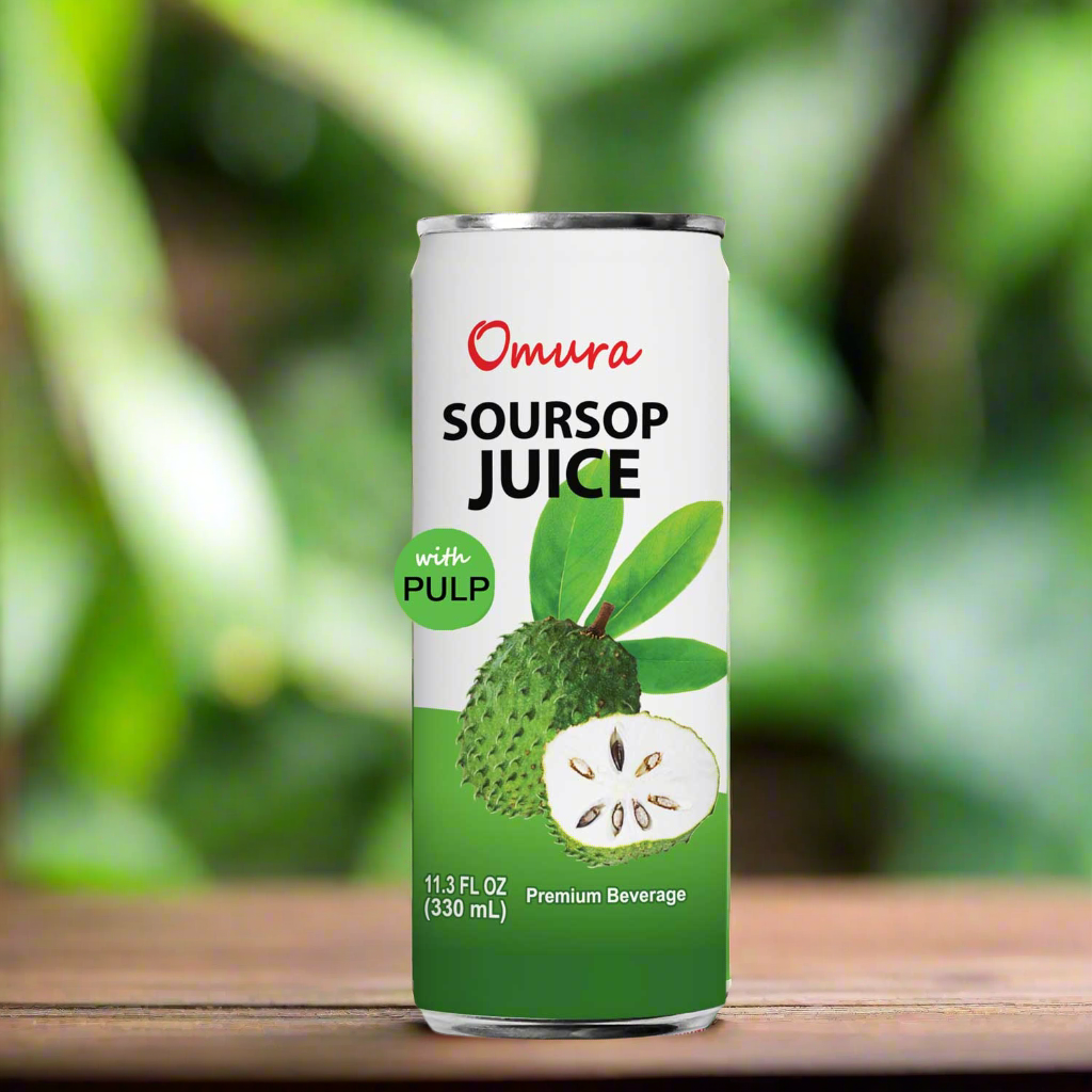 Omura Soursop Graviola Guanabana Juice 11 Fl. Oz | PULP