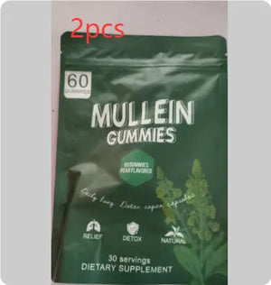 True Lungs Mullein Gummies for Lung & Respiratory Support 🌬️ | Herbal Wellness Gummies Omura