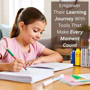 OMURA Learning | Elementary School Back-to-School Supply Box – 85-Count Essential Classroom Set– with Notebooks, Ruler, Pens, Markers & More 📚 Omura Products
