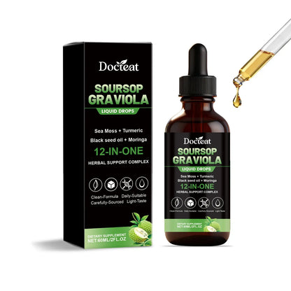 Soursop Liquid Drops – Immune & Antioxidant Herbal Blend | 2 fl oz Omura