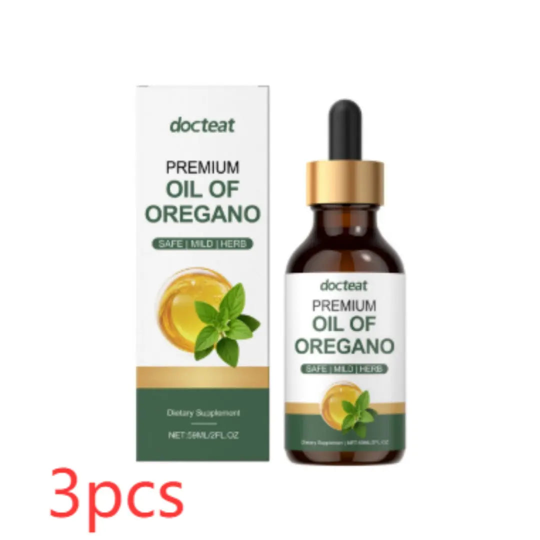 Oregano Oil Soothing Care Drops 2 fl oz (60ml) – Pure Oregano Oil Liquid Herbal Supplement Omura