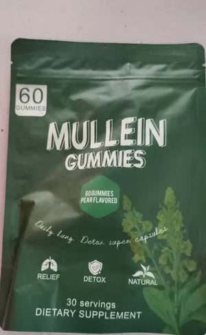 True Lungs Mullein Gummies for Lung & Respiratory Support 🌬️ | Herbal Wellness Gummies Omura