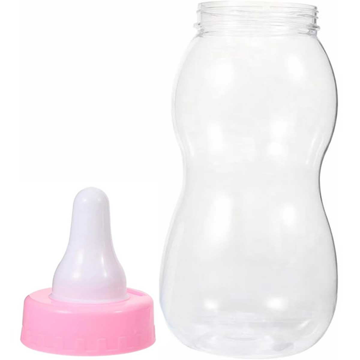 Milk Bottle-Shaped Coin Bank, PVC Savings Money Box with Screw Cap, Decorative Desktop Storage Container, Reusable Coin Holder for Home Office Shelf Décor