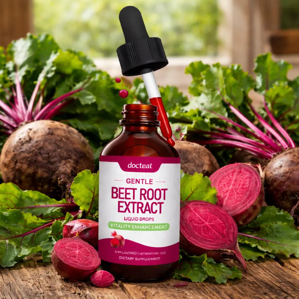 Beet Root Liquid Drops 2oz | Daily Wellness Supplement | Natural Plant-Based Formula Omura