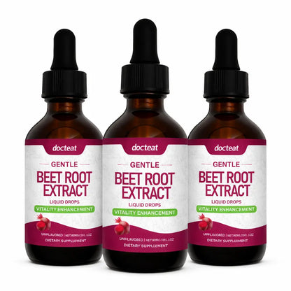 Beetroot extract liquid drops 3 bottles bundle vitality supplement