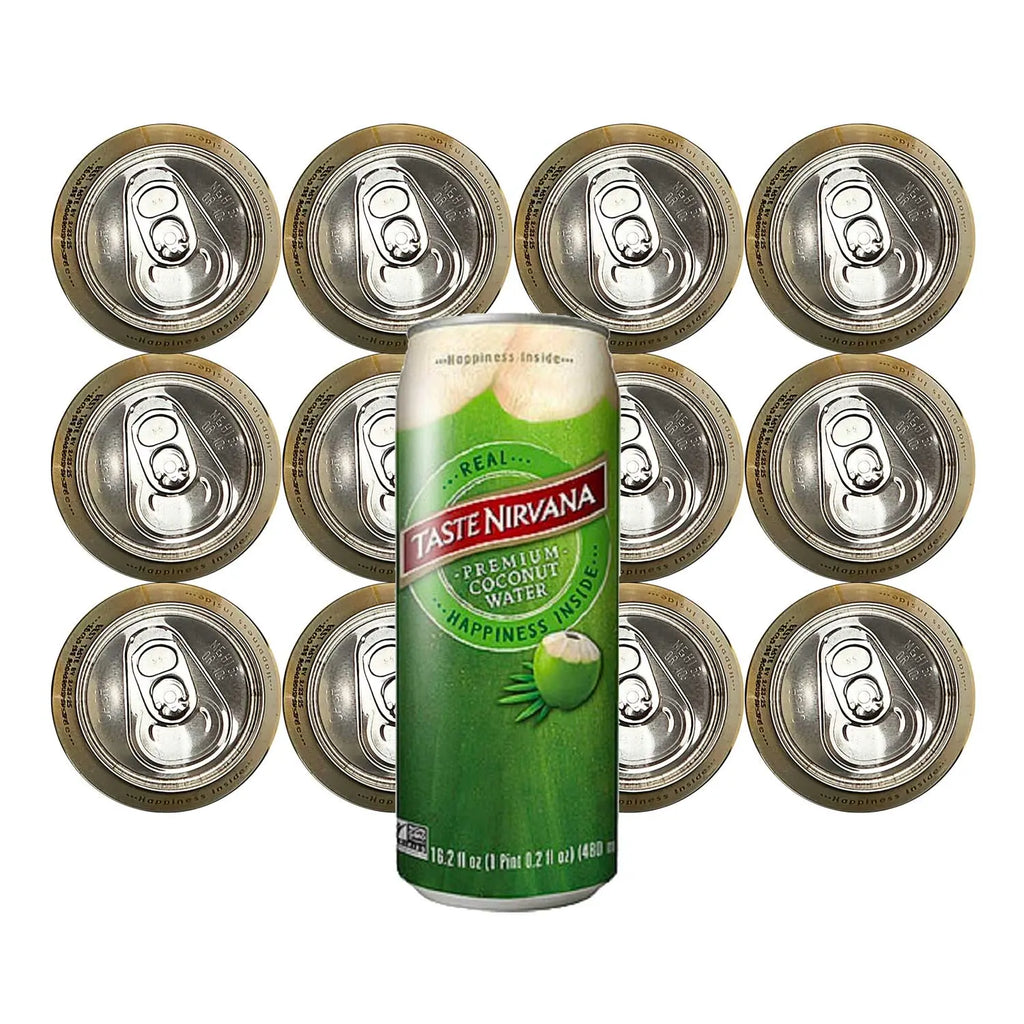 Taste Nirvana Premium Coconut Water 16.2 Ounce Cans, 12-Pack (194.4 Fl Oz,) drinkOmura