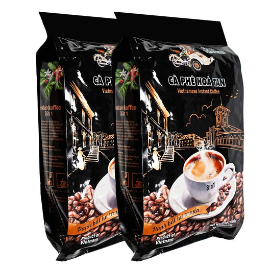 Cyclo Vietnam CA PHE HOA TAN 3-in-1 Instant Coffee – 100 Sticks, 0.6 oz Each (Total 60 oz)