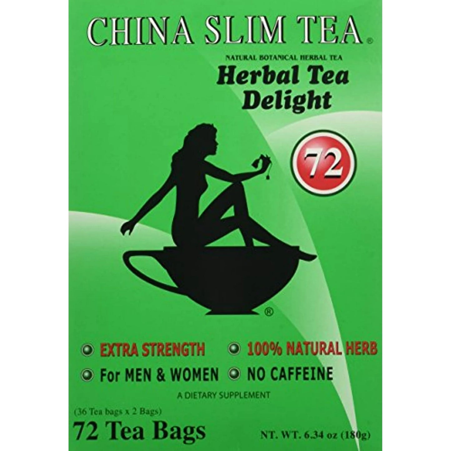 China Slim Dieter's Tea Delight, Large, 72-Count