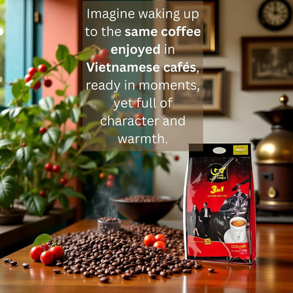 Trung Nguyen G7 3-in-1 Instant Premium Vietnamese Coffee, 100 Servings/Sticks x 16g
