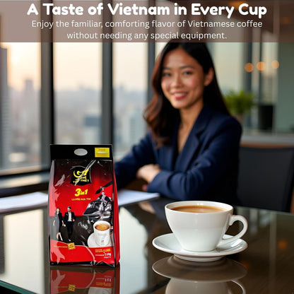 Trung Nguyen G7 3-in-1 Instant Premium Vietnamese Coffee, 100 Servings/Sticks x 16g