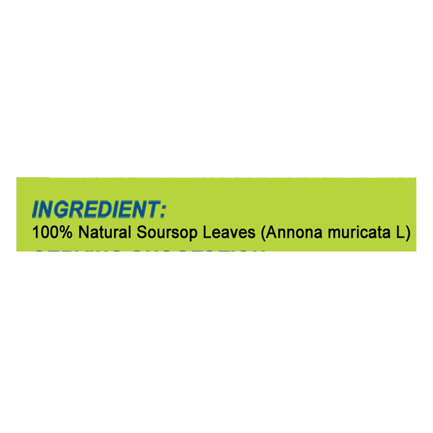 Omura Natural SOURSOP Guanabana for Tea 200 Dried Whole-Leaves