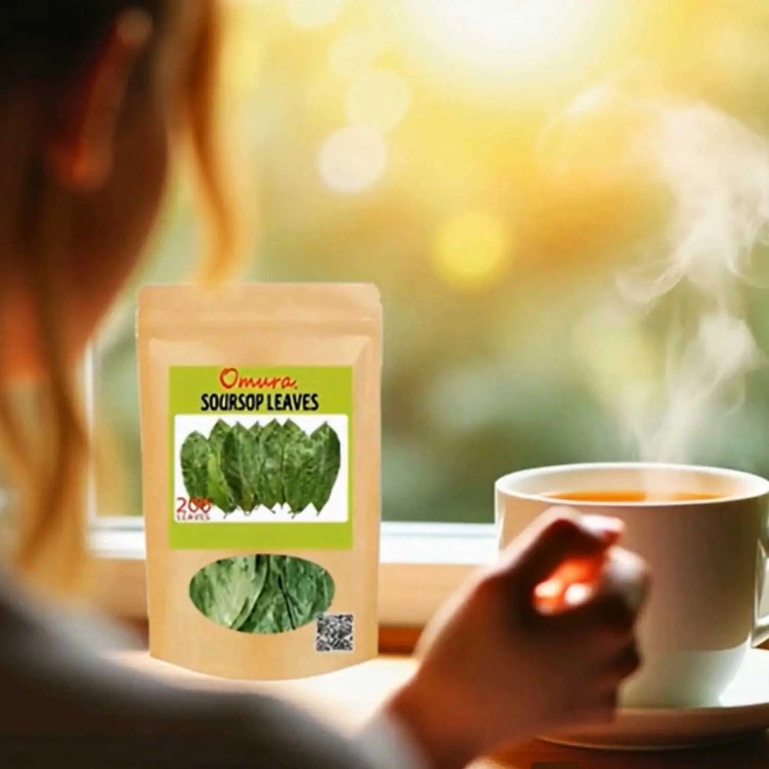 Omura Natural Soursop (Guanabana) Leaves Tea – 200 Dried Whole Leaves Omura Products