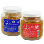 Premium Dried Shredded Pork FU 🍯 Pork SUNG 🍖 | Long & Stringy Fibers | 18oz Glass Jar Omura Products