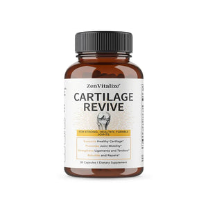 Cartilage Regeneration Supplement – Type II Collagen, Glucosamine, MSM, Vit D3 & C – Joint Mobility Support – 30/60/120 Capsules Omura Products