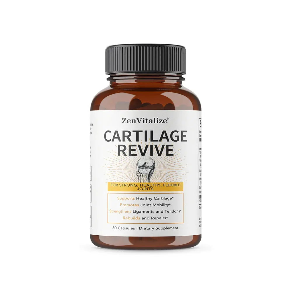Cartilage Regeneration Supplement – Type II Collagen, Glucosamine, MSM, Vit D3 & C – Joint Mobility Support – 30/60/120 Capsules Omura Products