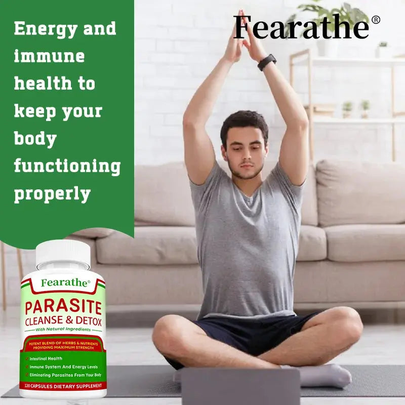 Parasite Cleanse 🌱 Natural Gut & Digestive Support | Detox & Immune Wellness | 30/60/120 Capsules Omura Products