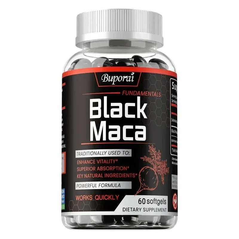 Black Maca Supplement 1000mg – Natural Energy & Wellness Support Omura Products