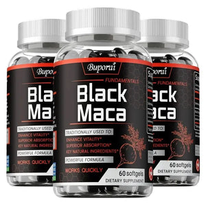 Black Maca Supplement 1000mg – Natural Energy & Wellness Support Omura Products