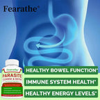 Parasite Cleanse 🌱 Natural Gut & Digestive Support | Detox & Immune Wellness | 30/60/120 Capsules Omura Products