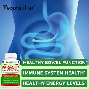 Parasite Cleanse 🌱 Natural Gut & Digestive Support | Detox & Immune Wellness | 30/60/120 Capsules Omura Products
