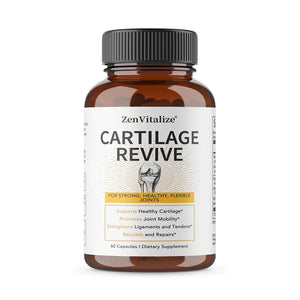 Cartilage Regeneration Supplement – Type II Collagen, Glucosamine, MSM, Vit D3 & C – Joint Mobility Support – 30/60/120 Capsules Omura Products