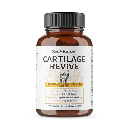 Cartilage Regeneration Supplement – Type II Collagen, Glucosamine, MSM, Vit D3 & C – Joint Mobility Support – 30/60/120 Capsules Omura Products