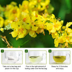 Herbal Mullein Leaf Tea | Lung Cleanse Support, Easy Breathing, Cough Relief & Detox | Natural Herbal Drink | 28 or 60 Tea Bags Omura Products