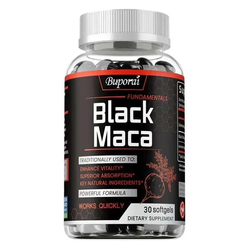 Black Maca Supplement 1000mg – Natural Energy & Wellness Support Omura Products