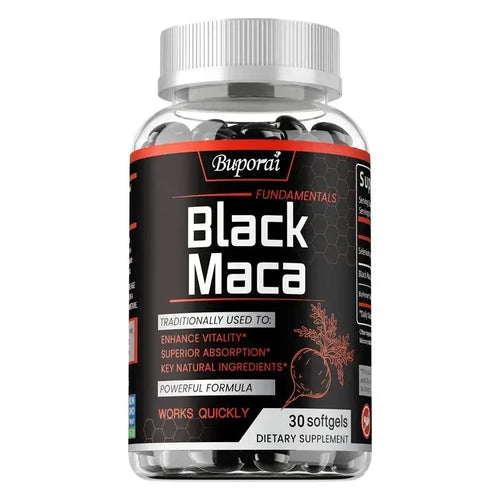 Black Maca Supplement 1000mg – Natural Energy & Wellness Support Omura Products