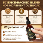 🌿 Shilajit Liquid Drops with Sea Moss, Ashwagandha, Maca & Moringa | Trace Minerals + Herbal Fusion | 60ML Natural Energy & Wellness Support Omura Products