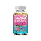 14‑in‑1 Collagen Capsules with Biotin & Keratin | Skin, Hair & Nail Support Omura Products