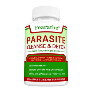 Parasite Cleanse 🌱 Natural Gut & Digestive Support | Detox & Immune Wellness | 30/60/120 Capsules Omura Products