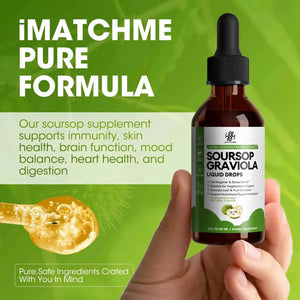 Organic Soursop Drops – Natural Antioxidant & Immune Support (5.1 Fl. oz / 145g) Omura Products
