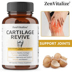 Cartilage Regeneration Supplement – Type II Collagen, Glucosamine, MSM, Vit D3 & C – Joint Mobility Support – 30/60/120 Capsules Omura Products