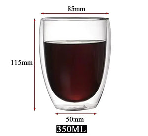 Heat-Resistant Borosilicate Glass Teapot with Stainless Steel Infuser – Loose Leaf Tea & Coffee Brewer Omura Products