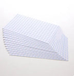 Quad Ruled Index Cards 3"X5" 100 Count, 4-1" Graph Ruled Lined Flashcards Omura Products