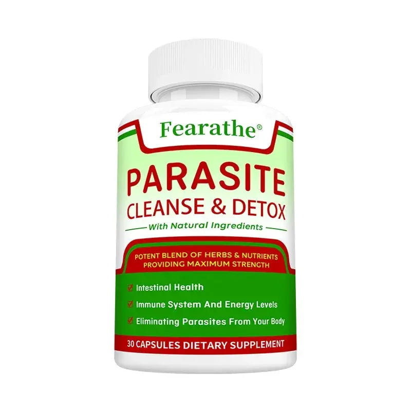 Parasite Cleanse 🌱 Natural Gut & Digestive Support | Detox & Immune Wellness | 30/60/120 Capsules Omura Products