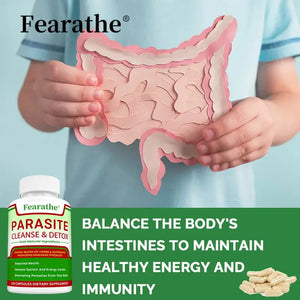 Parasite Cleanse 🌱 Natural Gut & Digestive Support | Detox & Immune Wellness | 30/60/120 Capsules Omura Products