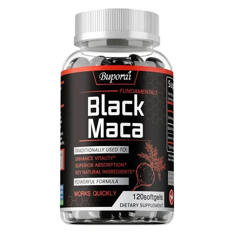 Black Maca Supplement 1000mg – Natural Energy & Wellness Support Omura Products