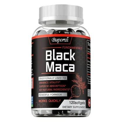 Black Maca Supplement 1000mg – Natural Energy & Wellness Support Omura Products