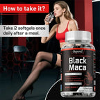 Black Maca Supplement 1000mg – Natural Energy & Wellness Support Omura Products