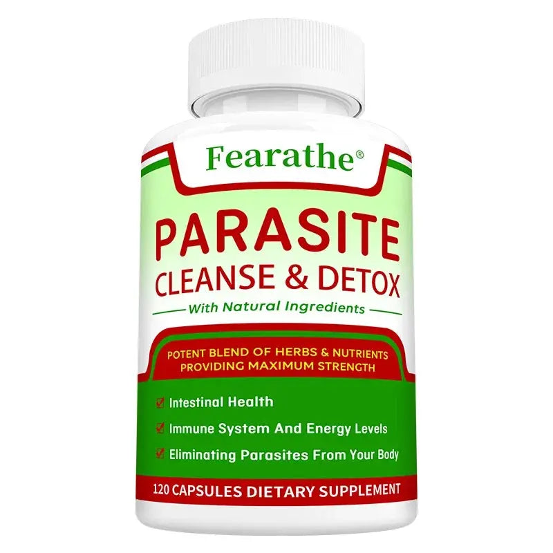 Parasite Cleanse 🌱 Natural Gut & Digestive Support | Detox & Immune Wellness | 30/60/120 Capsules Omura Products