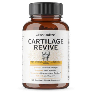 Cartilage Regeneration Supplement – Type II Collagen, Glucosamine, MSM, Vit D3 & C – Joint Mobility Support – 30/60/120 Capsules Omura Products