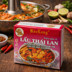 Bao Long LAU THAI LAN Spice Cubes, TOM YUM Thai Cuisine Taste Seasoning 4-ct | 4-Pack (16-Cubes)